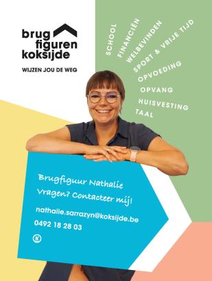 Flyer Brugfiguur Nathalie Sarrazyn